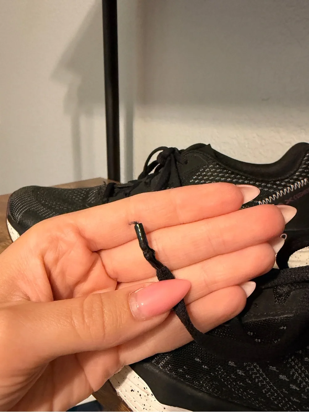 Women’s Black and Purple Running Sketchers